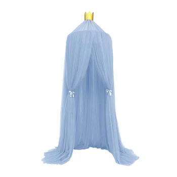 

Round Soft Bed Canopy Mesh Elegant Curtain Universal Dome For Kids Room Bedcover Mosquito Net