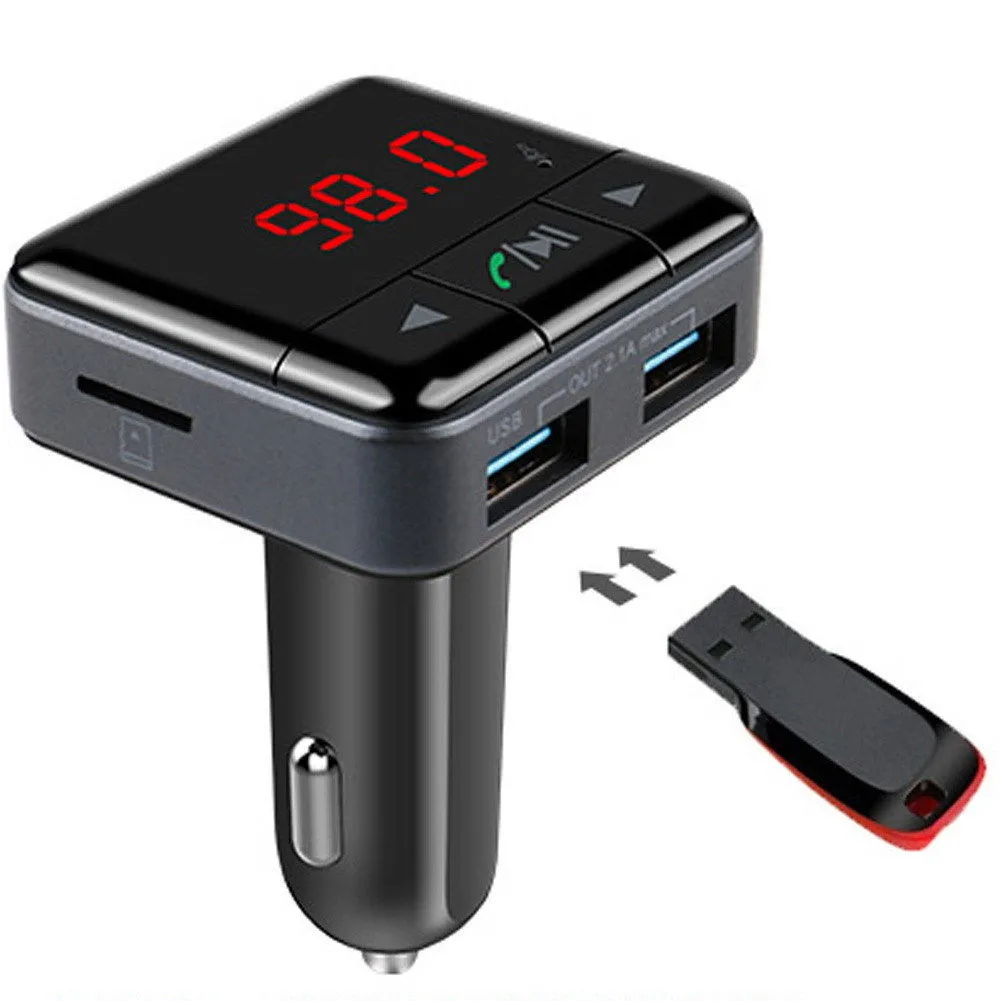 Kinganda Bluetooth автомобильный комплект MP3 передатчик USB Handsfree для iPhone BK 8,7