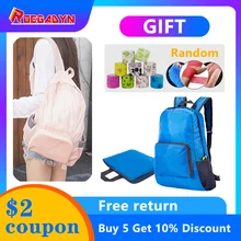 ROEGADYN Спорт на открытом воздухе женский мужской маленький складной рюкзак Водонепроницаемый чехол для рюкзака многофункциональная походная и дорожная сумка