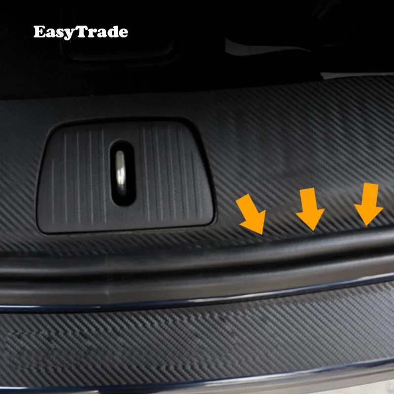 Автомобильный задний порога пластина защитная анти-потертости багажник кожаная наклейка для Jeep grand cherokee 2005 2006-2012 2013 Аксессуары