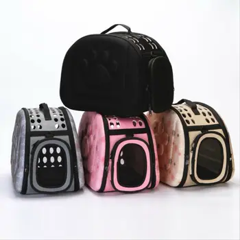 

Dog Cat Pet Puppy Fabric Portable Carrier Crate Kennel Bag Cage Folding Travel