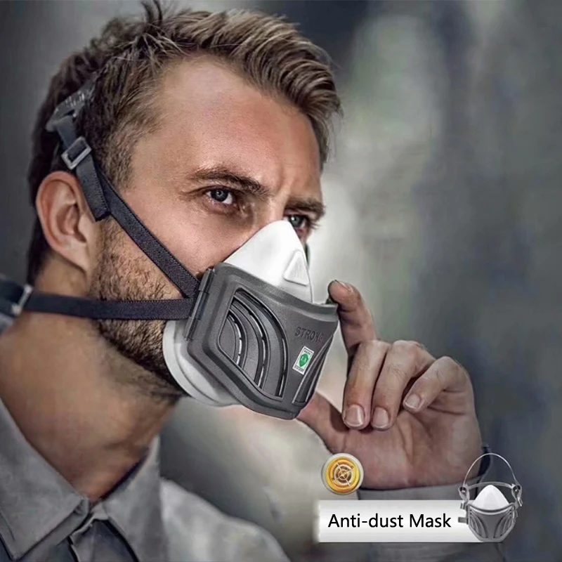 

Filter Half Face Dust Gas Mask KN95 Filter element Respirator Safety Protective Mask Anti Dust Organic Vapors PM2.5 Fog