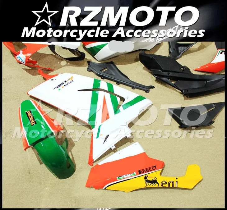 ABS мотоцикл обтекатель комплект для APRILIA RS125 2006-2011 год кузов литья под давлением Магазин № 1848