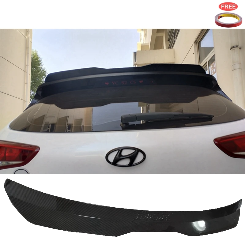 

For Hyundai Tucson IX35 IX25 Spoiler 2010-2020 Car Tail Wing ABS Plastic Rear Roof Spoiler Wing Trunk Lip Boot Cover Car Styling