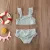 Baby Girl Shell Printed Ruffled Bikini Sets Swimsuit Swimwear Infant Toddler Kids Summer Beach Two Pieces Купальник