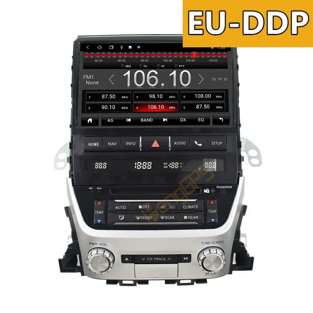 

For Toyota Land cruiser GXR LC200 2008-2015 Upgrade To VXR Android Car Radio Multimedia Player Stereo Autoradio GPS NAV Head