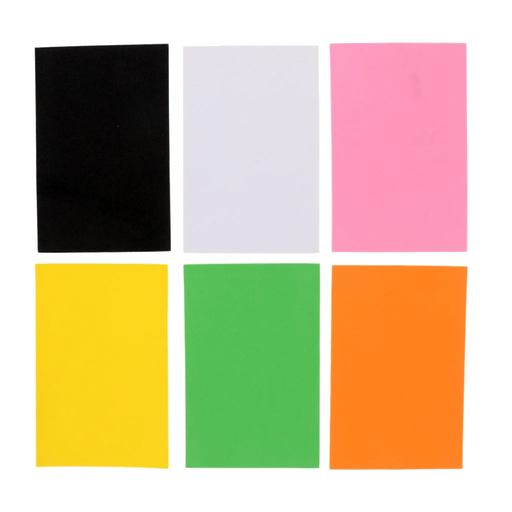 6Pcs Fly Tying Foam Sheets Hoppers Ants Beetles Body Fly Fishing Material