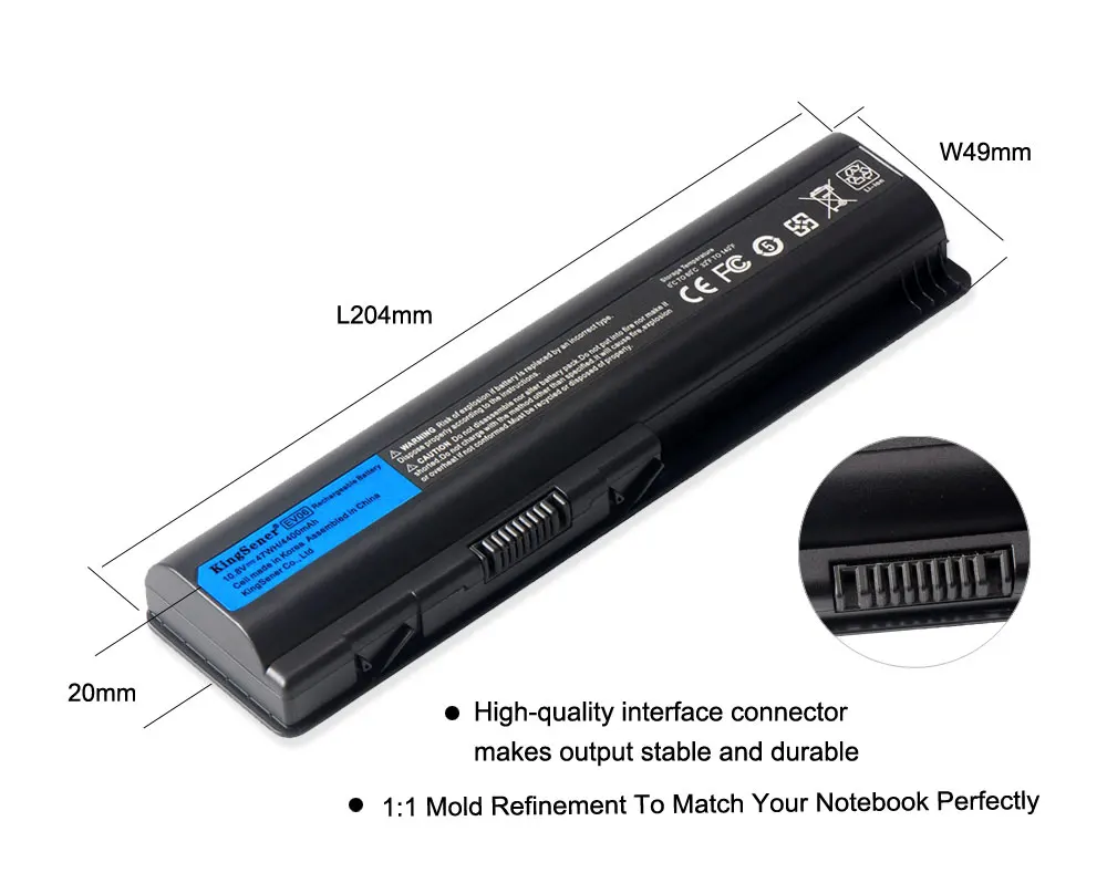 Корея новый аккумулятор EV06 для HP Pavilion DV4 DV5 DV6 Compaq Presario CQ50 CQ71 CQ70 CQ61 CQ60 CQ45 CQ41 CQ40|battery for
