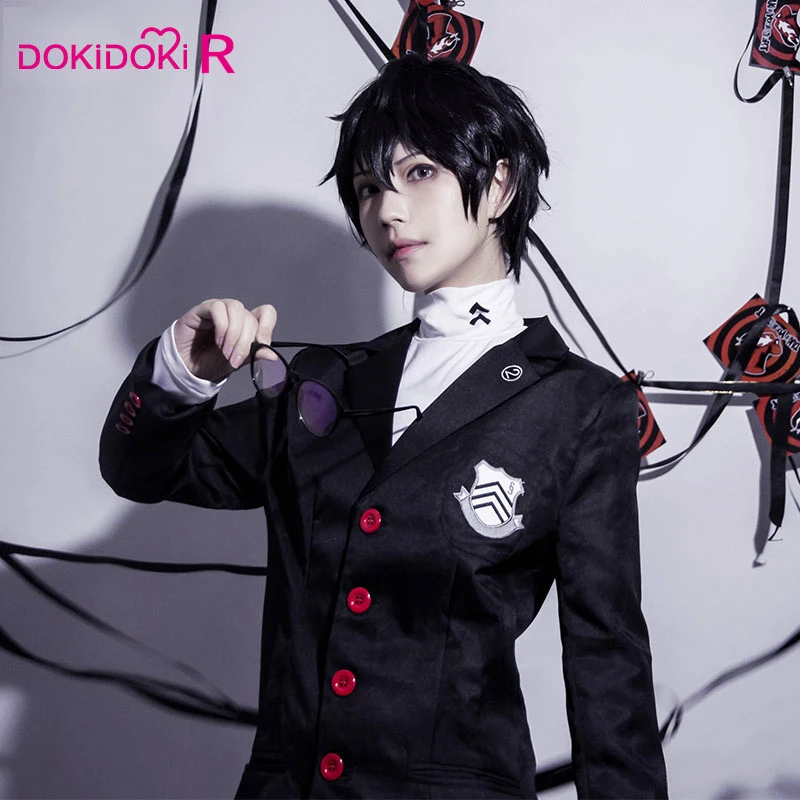 Dokidoki R Game Persona 5 Cosplay Akira Kurusu Joker School Uniform Persona 5 Cosplay Costume Men Akira Kurusu Joker Game Costumes Aliexpress