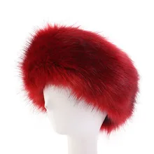 Новая женская зимняя теплая шапка из лисьего меха, элегантная мягкая пушистая шапка из искусственного меха, роскошная качественная женская шапка-бомбер из искусственного меха