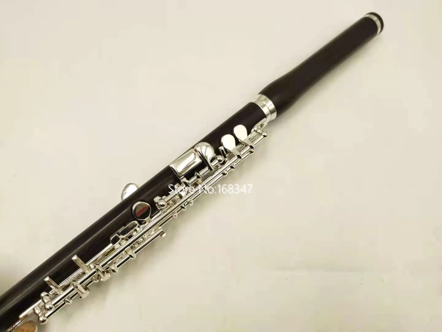 New Product PICCOLO 100% Ebony Wood C Key Sliver Plated Keys Professional Musical Instrument With Case