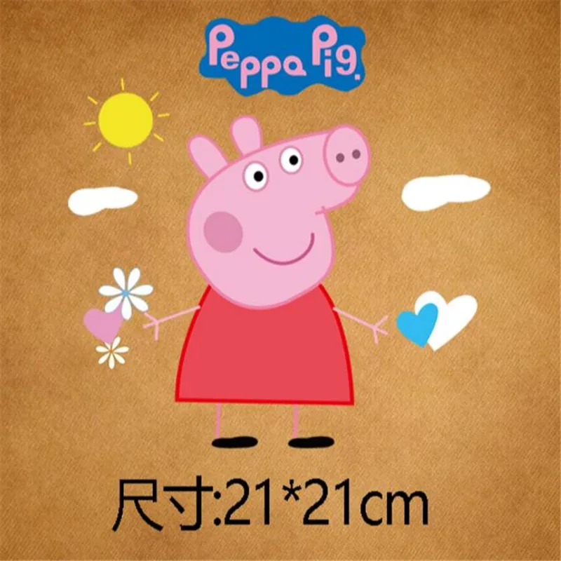 

1PCS New cartoon pig heat transfer washable decal A-level patch patch badge thermal transfer T-shirt clothing accessories