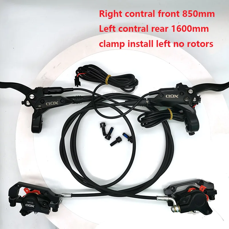 E-Bike MTB Hydraulic Disc brake Set Aluminum Alloy Electric bike scooter Power Control Shifter cut power off Bicycle Brakes electric bike parts,electric bike brake lever