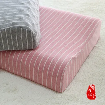 

Xinjiang Tianzhu Cotton Latex Pillow Case Memory Pillow Balata Adult Single Pillow Cases Pure Cotton Elasticity Knitted Cotton P