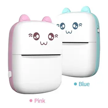 

Portable Wirelessly BT Mini Low Noise Thermal Printer 200dpi Support Multiple Functions With USB Cable