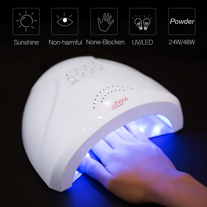 Modelones 48W Led Lamp Nail Dryer Machine Tools Smart Sensor Fast Cure UV Lamp Nail Manicure 30 LED