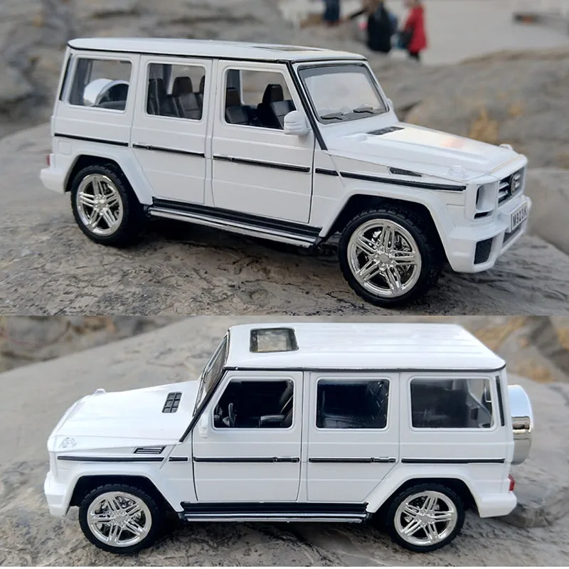 1:24 G65 SUV AMG Pull Back модель автомобиля игрушка Звук Свет литые игрушки модели автомобиля металлическая модель автомобиля мини автомобильная дорога подарки на день рождения