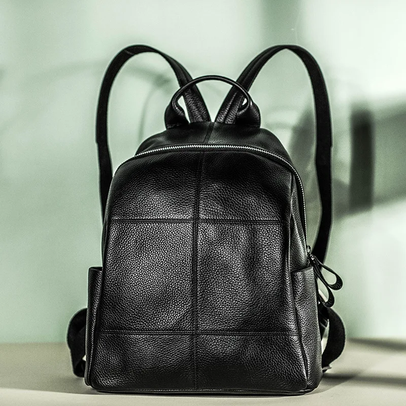 Осенние новые продукты тисненая кожа первый слой кожаный рюкзак повседневный бизнес путешествия кожаный рюкзак