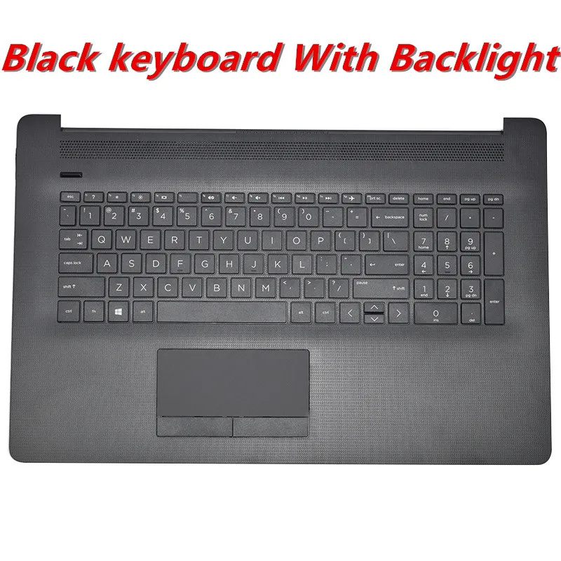 L 001 のためのオリジナル新 Hp 17 17 Ca によるノートパソコンのパームレスト大文字と Touc Hp 広告バックライト キーボード米国 Laptop Bags Cases Aliexpress