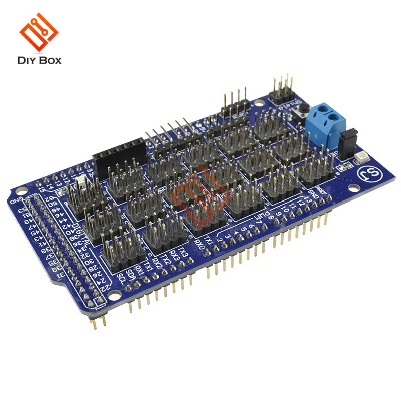 Для Arduino датчик Mega модуль щит V2.0 V2 для Arduino ATMEGA2560 ATMEGA 2560 R3 ATMEGA1280 1280 ATmega8U2 AVR