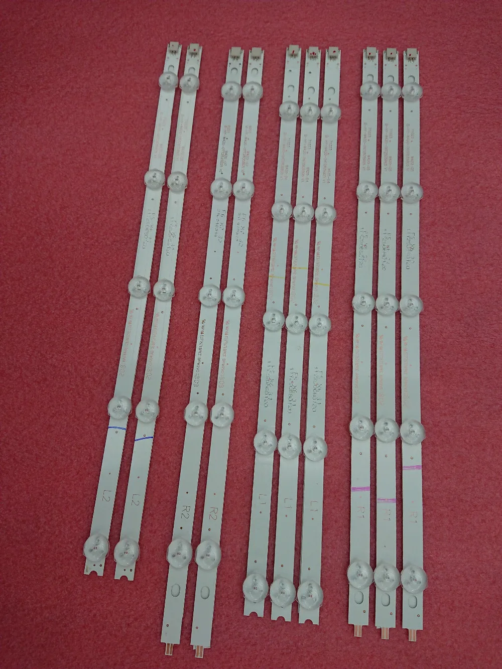 

New10set=100pcs LED backlight strip Replacement FOR LG LC420DUG 6916L-1338A 1338A 1340A 6916L-1341A 1318A 1319A 1320A 1321A