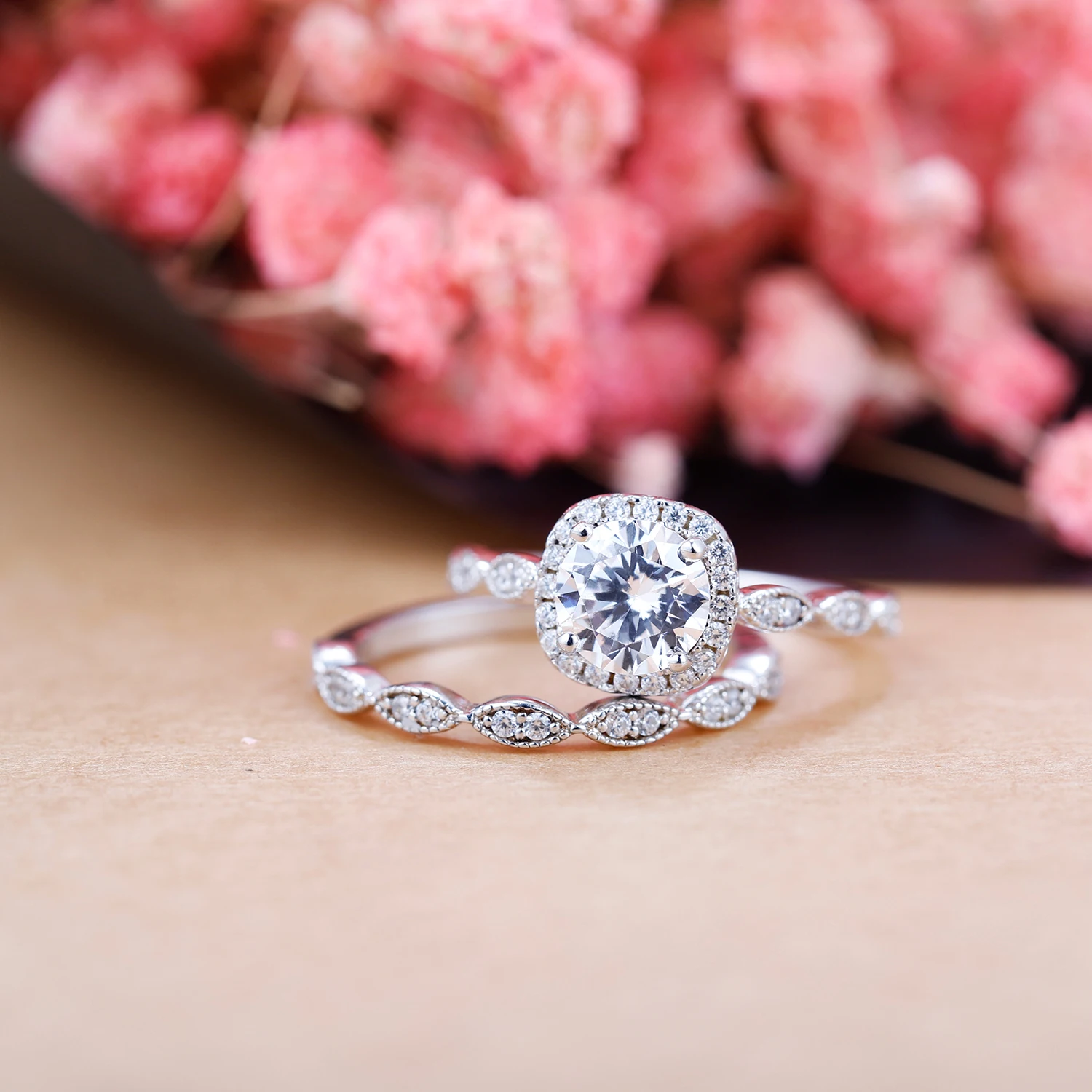 Gem балетки 925 пробы серебряные свадебные горный хрусталь свадебный комплект