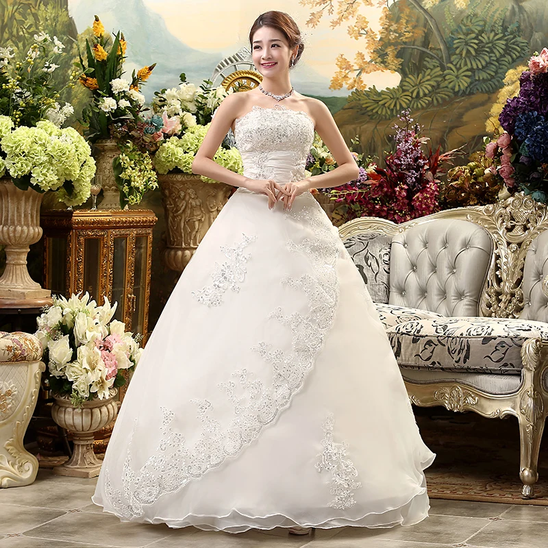 Роскошное свадебное платье свадебные бальные платья плюс вышивка размер атласное свадебное платье свадебные кружевные платья
