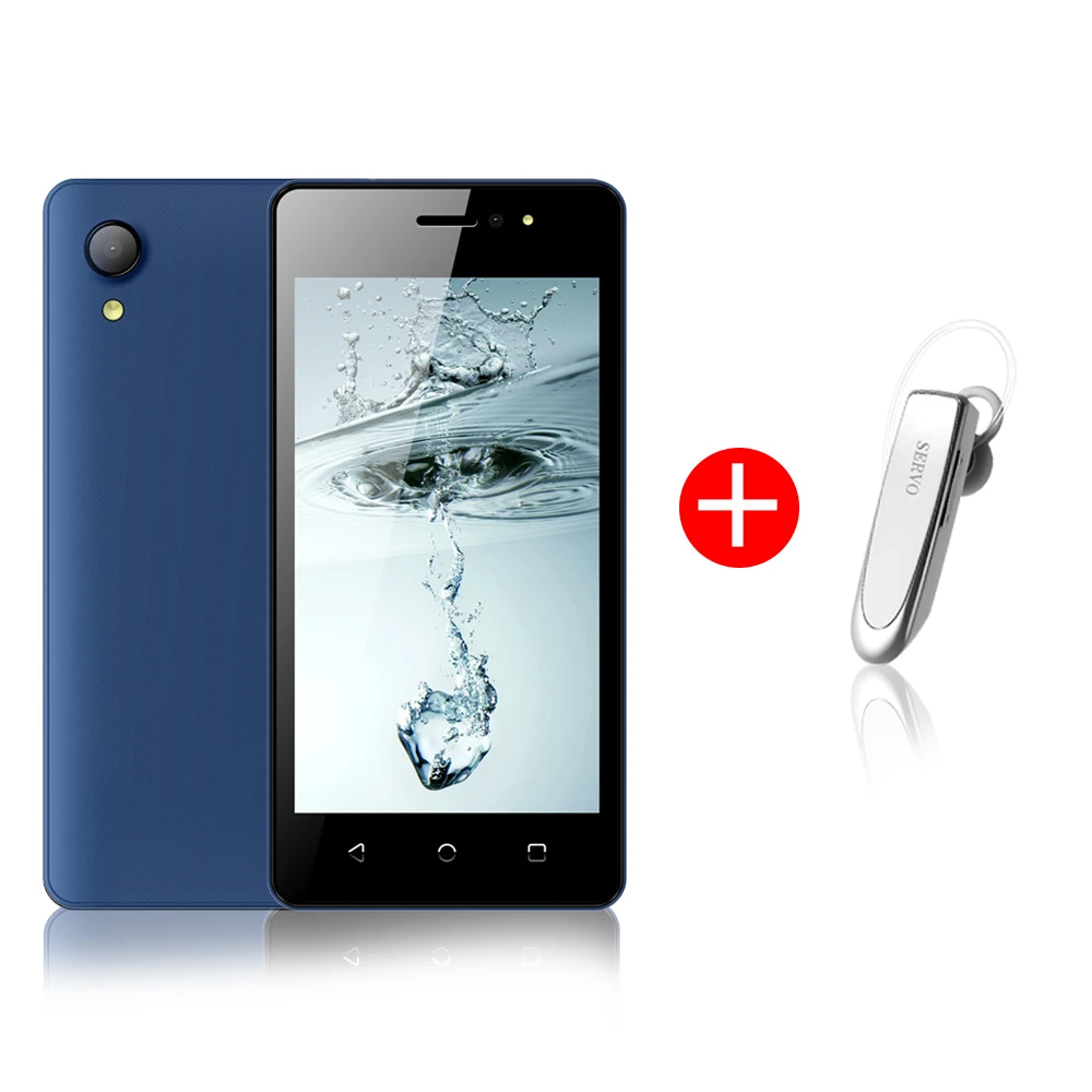 SERVO смартфон W280 четырехъядерный 2800 мАч Android 7,0 мобильный телефон gps 4," экран MTK6580M rom 4 Гб Камера 5.0MP WCDMA мобильные телефоны - Цвет: Blue Add L1 headset