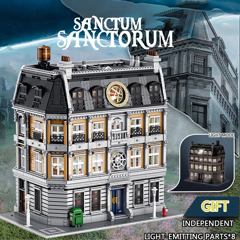 6040 шт. Супермен MOC 30628 Доктор Стрэндж Sanctorum душ Мститель строительные блоки