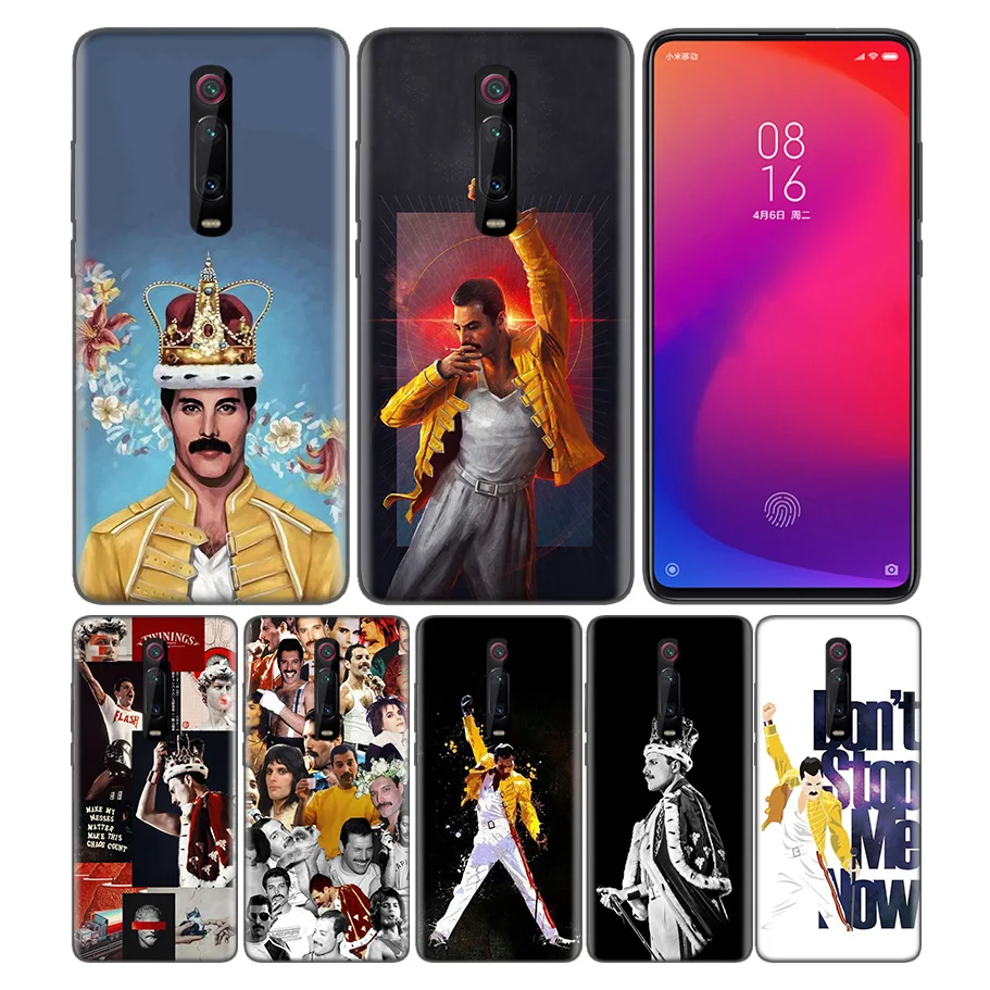 

Silicone Case Cover for Xiaomi Mi A1 A2 A3 8 Lite Play 9T CC9 Redmi Note 5 7 8 6A 7S Y3 K20 Pro Queen Freddie Mercury