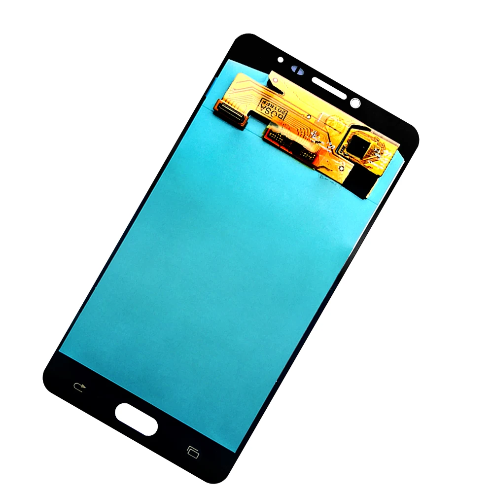 Для Samsung Galaxy C7 C7000 ЖК-дисплей протестированный рабочий супер AMOLED сенсорный экран в сборе дигитайзер с закаленным стеклом