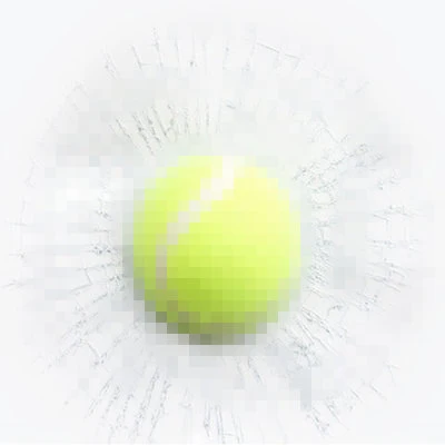 Автомобильный Стайлинг Бейсбол Футбол Теннис стерео разбитое стекло 3D стикер автомобильный мяч в окне хиты самоклеющиеся забавные наклейки на автомобиль - Название цвета: Green Tennis