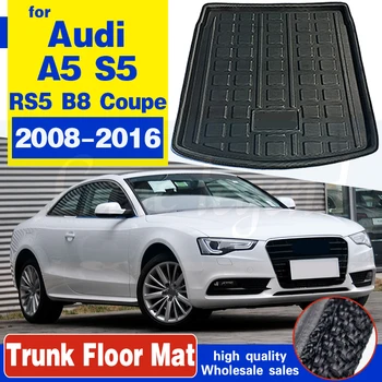 

For AUDI A5 S5 RS5 B8 Coupe 2008-2016 Car Rear Boot Liner Trunk Cargo Mat Tray Floor Carpet Mud Pad Protector 2009 2010 2011