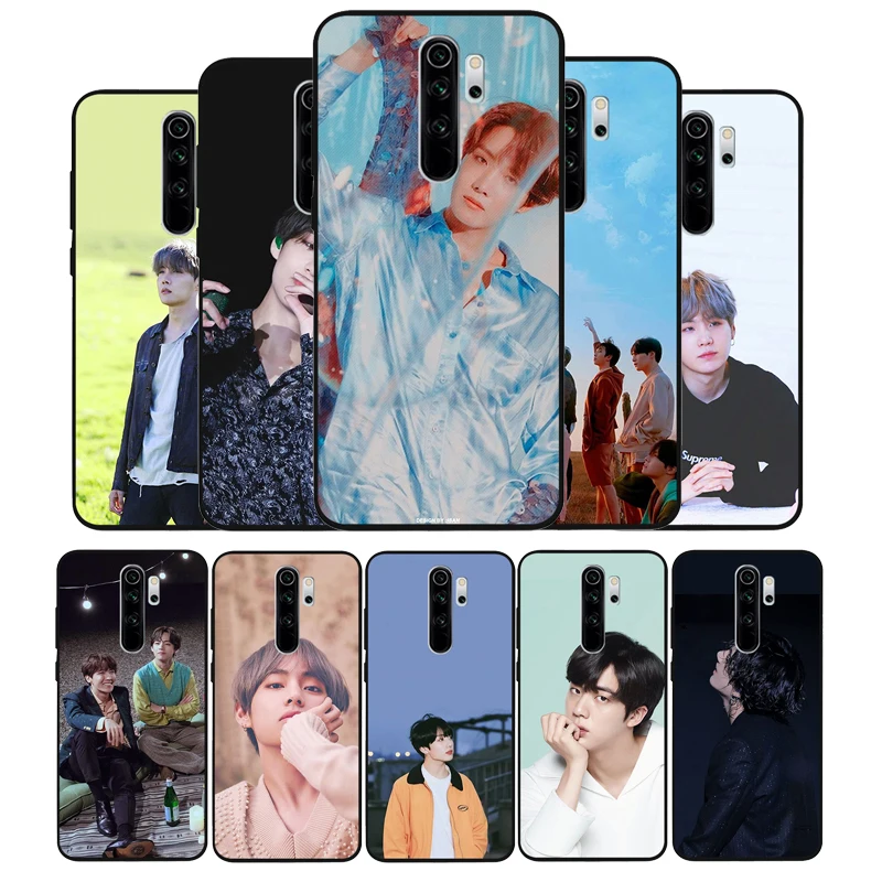 KPOP Jin SUGA j-hope RM Jimin V JungKook чехол для телефона Xiaomi Redmi note 8 7 6 5 4 Pro redmi 4A 4X Plus Мягкий |