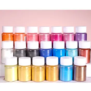 

21 Colors Aurora Resin Mica Pearlescent Pigments Colorants Resin Jewelry Making