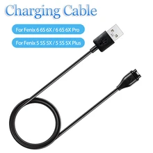 

Replacement USB Charger For Garmin Fenix 5 5S 5X Plus Watch Fast Charging Cable For Garmin Fenix 6 6S 6X Pro Harbor Instinct