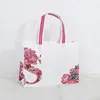 Reusable Foldable Shopping Bag Portable Travel Grocery Pocket Tote Plastic Bag Non-woven Fabric Eco Folding Bag Shopping Pouch 4