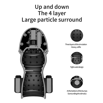 10 Frequency Auto Mastuburator Adult Toys Vibrator Glans Penis Training USB Charge Masturbation Device Erotic Sex Toys for Men 3