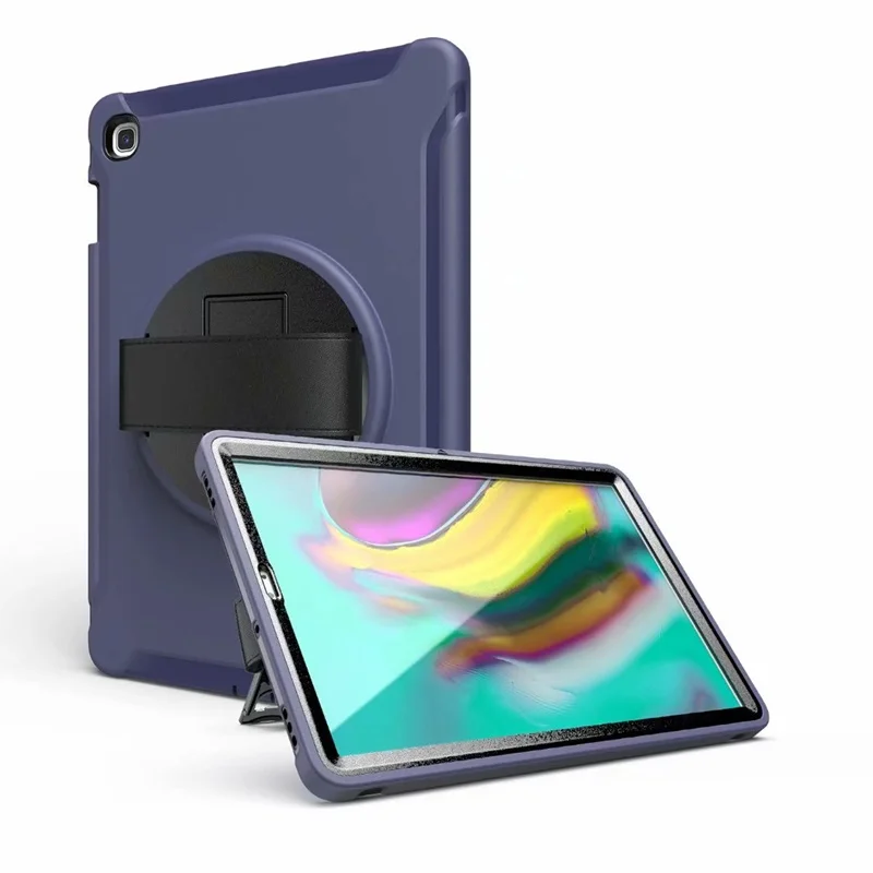 Чехол для samsung Galaxy Tab S5E 10," T720 T725, противоударный чехол с откидной подставкой и ремешком, Жесткий Чехол из поликарбоната для Galaxy Tab S5E