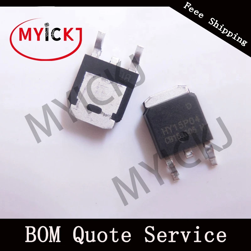 10 шт. HY15P04D TO-252 P-Channel расширенный режим MOSFET IC чип