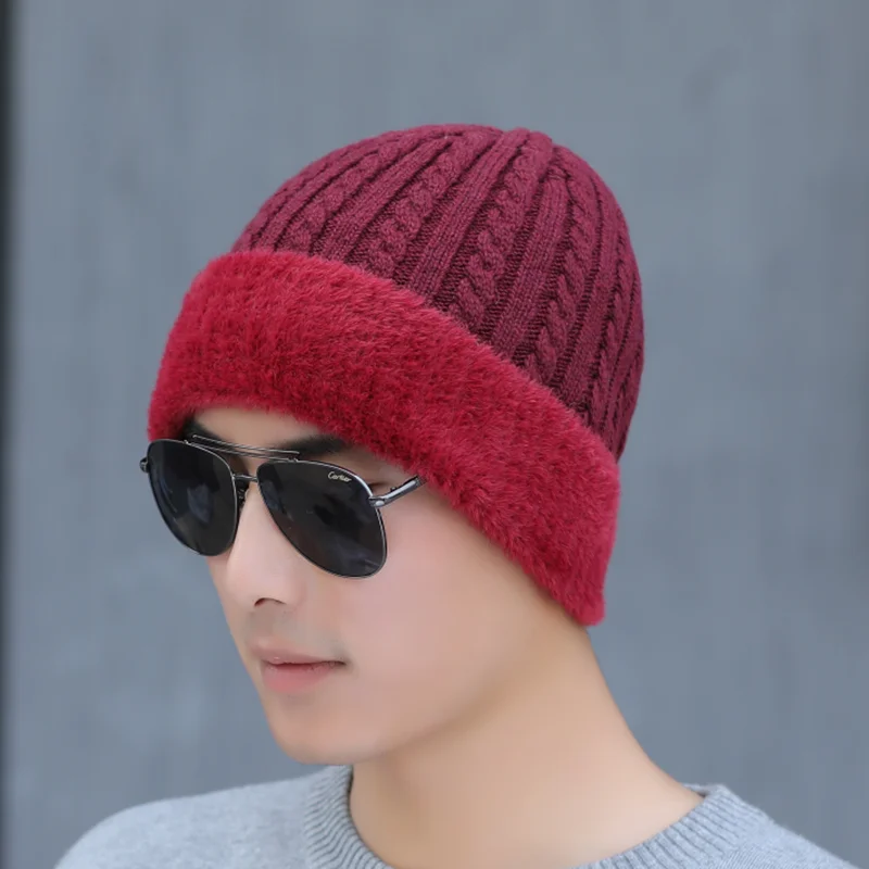 SUOGRY высокое качество Gorras Skullies модный бренд Gorras теплые шерстяные шапочки мужские шапочки зимняя шапка