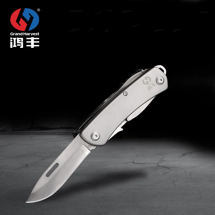 

9 in 1 Multitool Tactical Swis Army Knife Outdoor Survival Folding Blade Knife Multi Tools EDC Gear 440 Stainless Steel