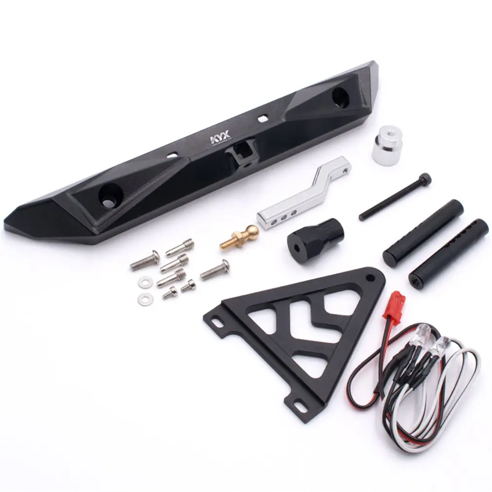 

KYX Racing CNC Alloy Front Bumper Anti-collision Upgrades Parts for Wrangler RC Crawler Car Accessories