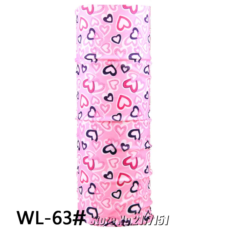Популярные банданы шарф кольцо Дети Многофункциональный Бесшовные Трубчатые Волшебные банданы Труба шарф подарок для ребенка повязка для головы хиджаб - Цвет: WL63