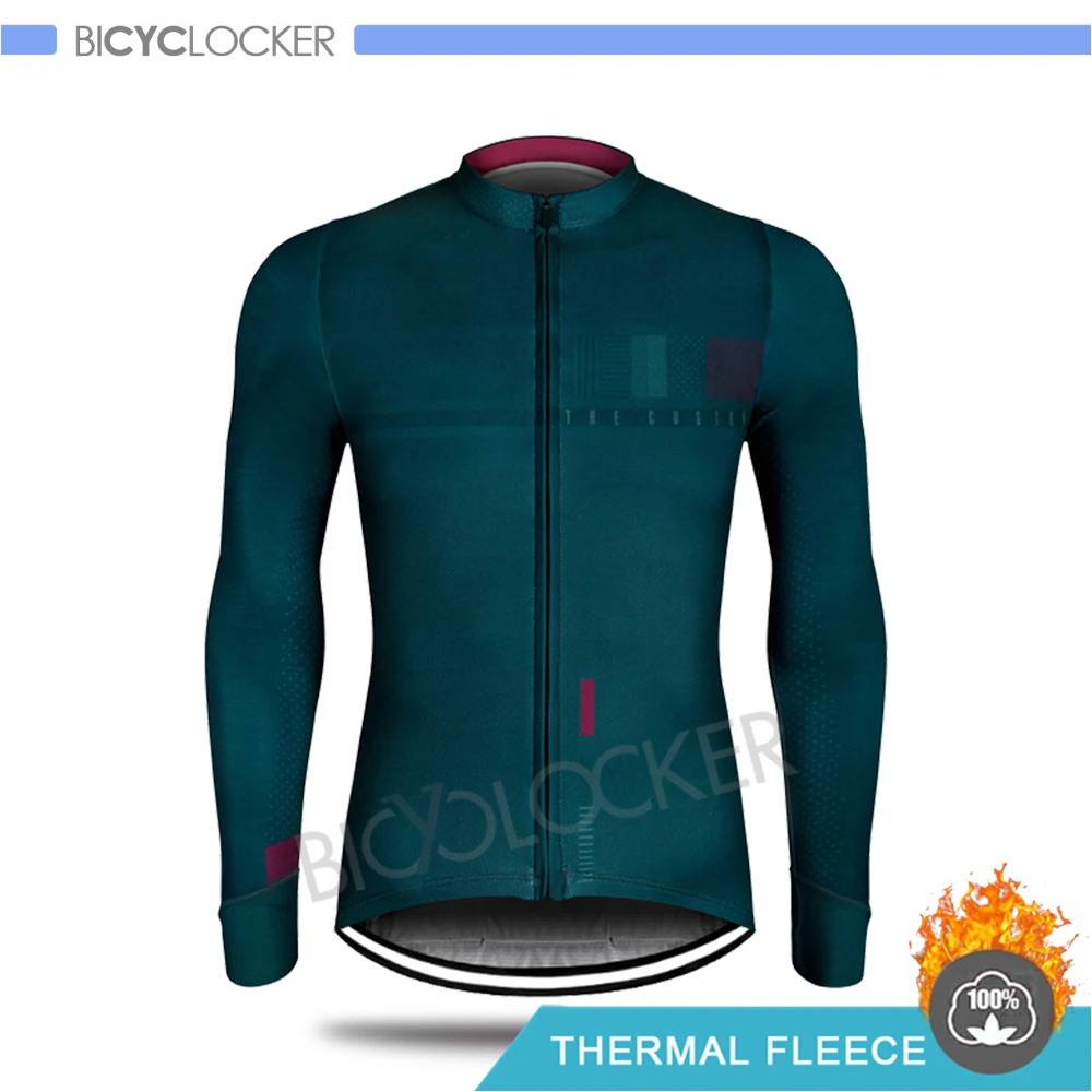 Cycling Jerseys Профессиональная команда, одежда для велоспорта, зимняя куртка, Мужская футболка с длинным рукавом, комплект, Ropa De Ciclismo Invierno Hombre, термо флис - Цвет: Cycling Jerseys