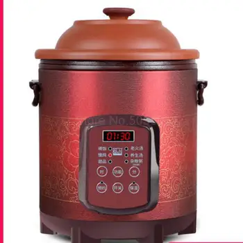 

Purple Sand Pot Electric Stew Violet Arenaceous Simmering Saucepan Ceramic Electric Casserole Porridge Artifact Household Automa