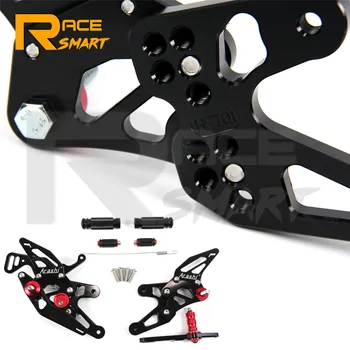 

For BMW S1000RR HP4 2015-2018 CNC Adjustable Rearset Footpegs Rear Footrests Foot Rider Rest sets Pegs Pedal S1000R 2017-2019