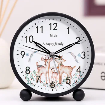

Student Bedroom Simple Cute Portable Alarm Clock Kids Unique Lazy Home Digital Alarm Clock Klokje Living Room Decoration OO50AC