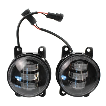 

Pair New Dual Color White/Yellow LED Fog Light Kit Fit for Honda Nissan Subaru Ford