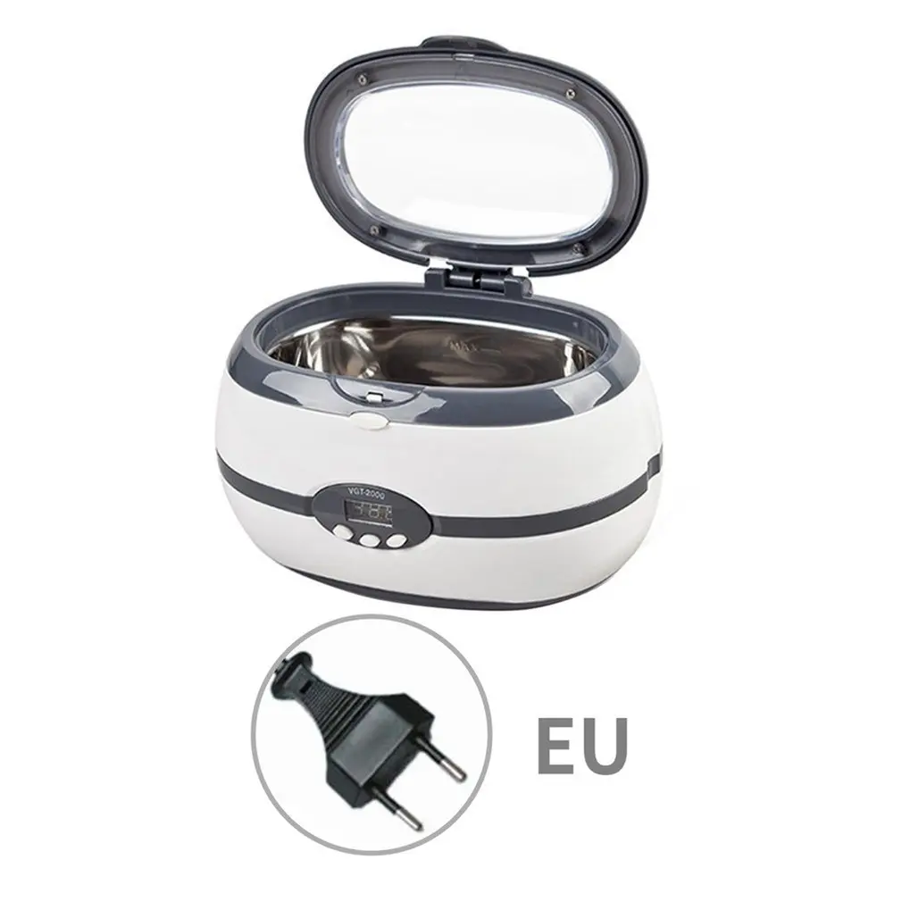 

VGT-2000/800 600ml Ultrasonic Cleaner Bath Timer Jewelry Brush Dental Razor Parts Ultrasound Cleaning Machine